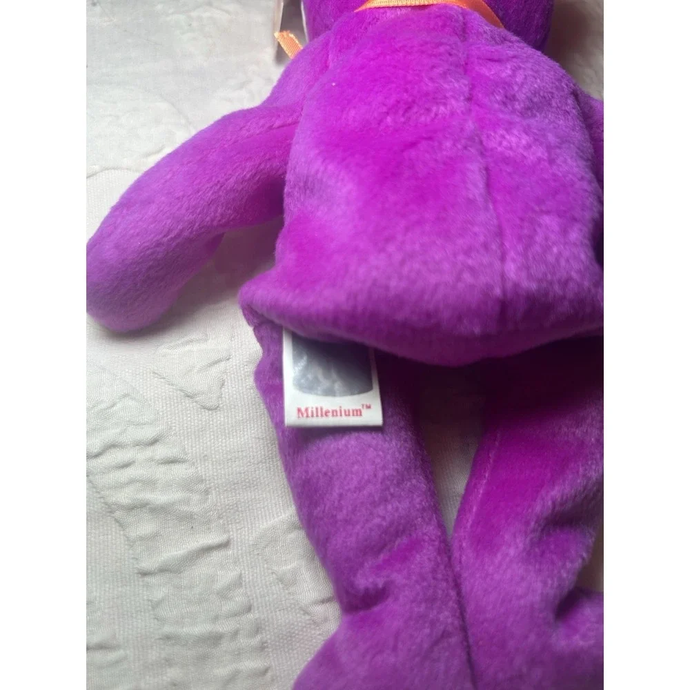 Ty Beanie Baby with Errors VERY‎ RARE Millennium bear  retired 1999 Limited Ed